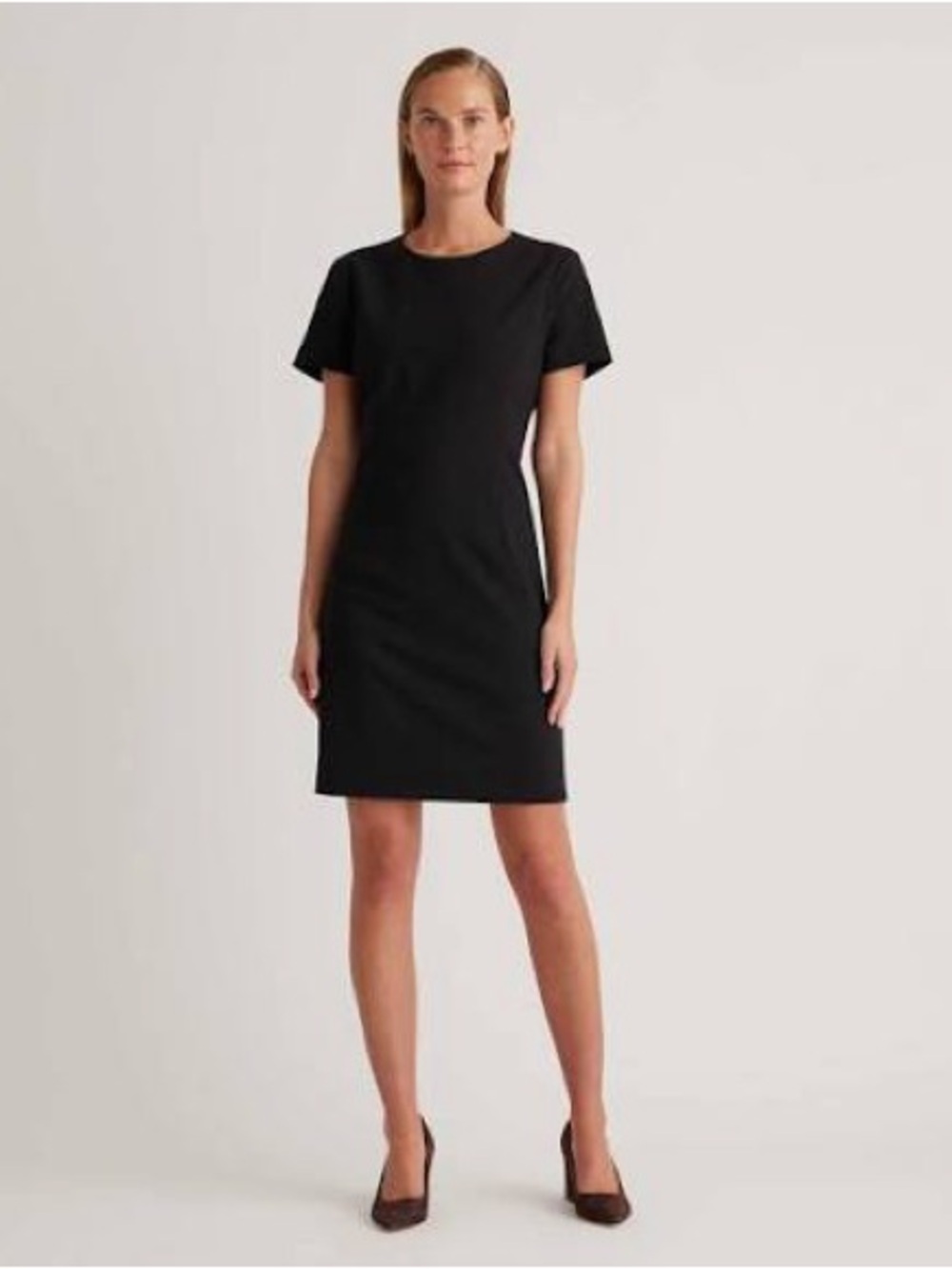 Quince Wool Short Sleeved Sheath Dress size 4